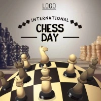 CHESS DAY Publicación de Instagram template