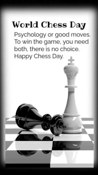 chess day Instagram Story template