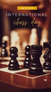 chess day История на Instagram template