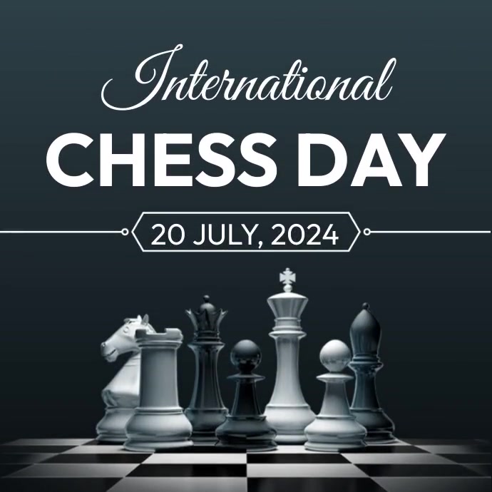 Chess Day Event Instagram Post template