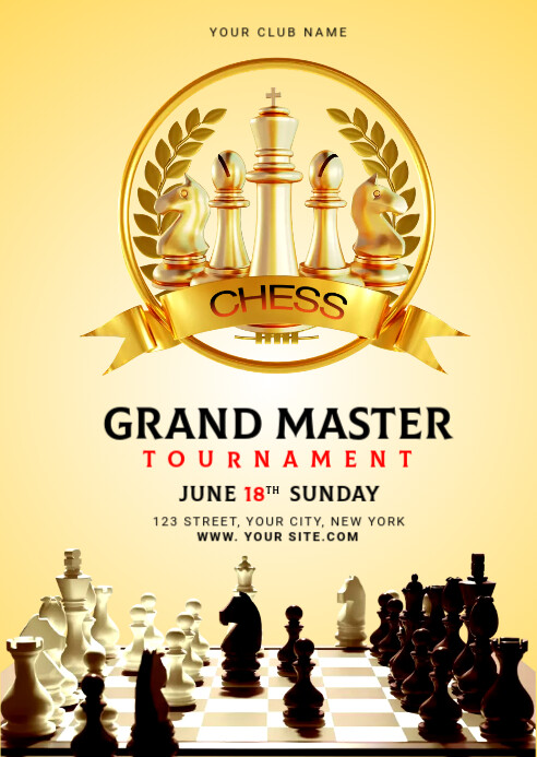 Chess Template | PosterMyWall