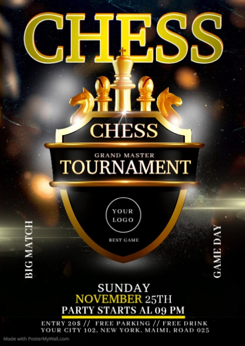CHESS Template | PosterMyWall