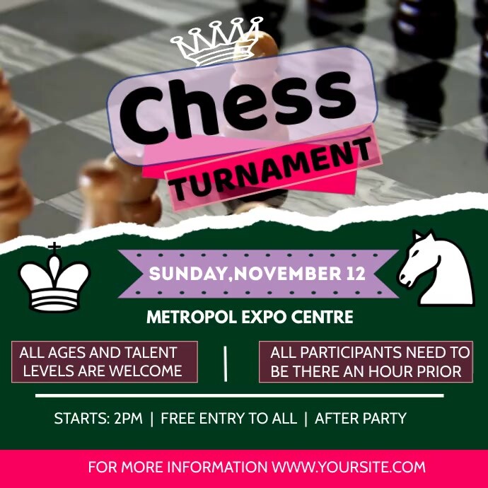 chess Template | PosterMyWall