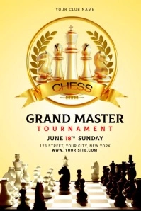 CHESS Póster template