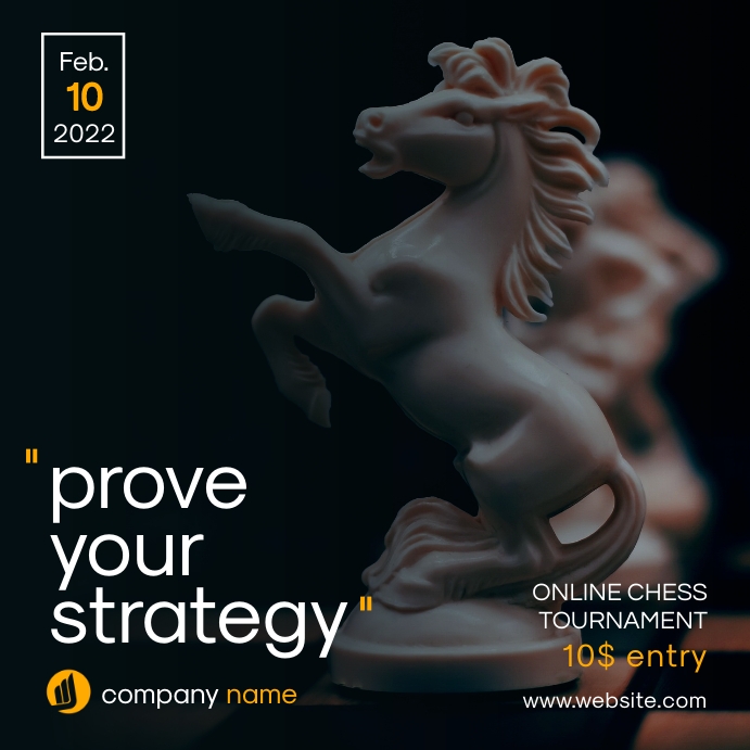 chess event advertising Template | PosterMyWall