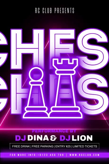 Chess Event Template | PosterMyWall