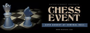 Chess Event Facebook Cover Template