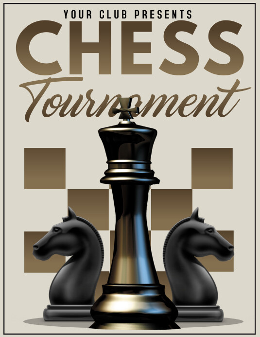 Chess flyers Template PosterMyWall