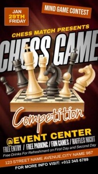 Chess Game Ads Instagram-Reel template