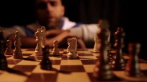 Chess game YouTube-Miniaturansicht template