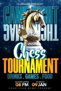 Chess Game Ads Template | PosterMyWall