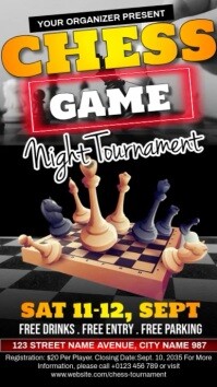 Chess Game Tournament Instagram Reel template