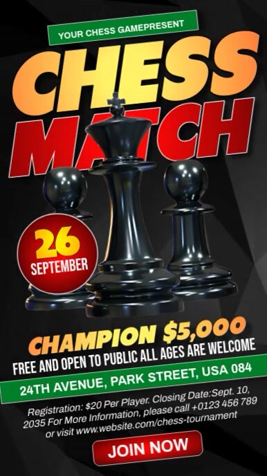 Chess Match Instagram Reel template