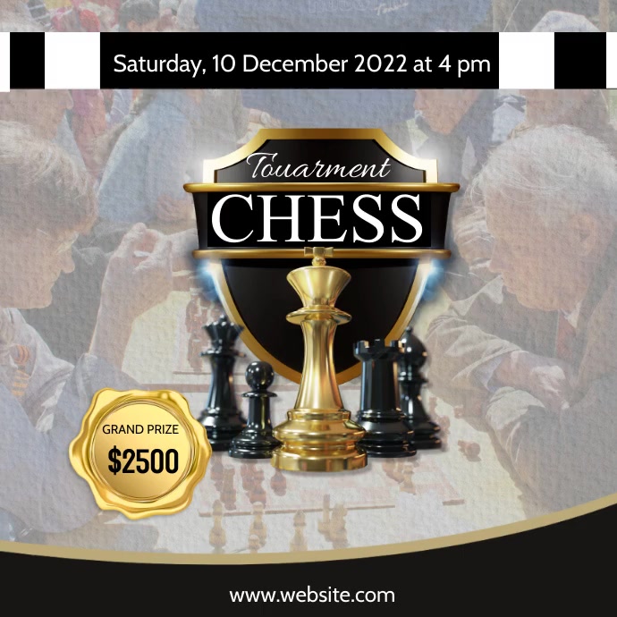 chess touranment ad Template | PosterMyWall
