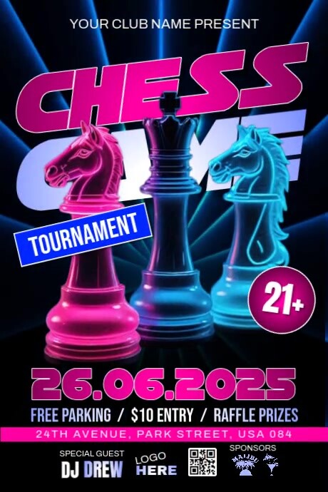 Chess Tournament Ads Template | PosterMyWall