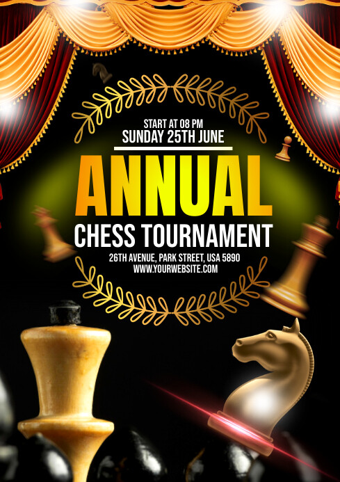 CHESS TOURNAMENT Template PosterMyWall