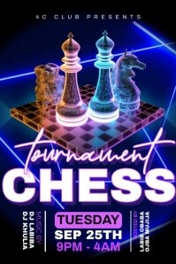 Chess Tournament Poster Template | PosterMyWall