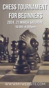 chess tournament flyers История на Instagram template