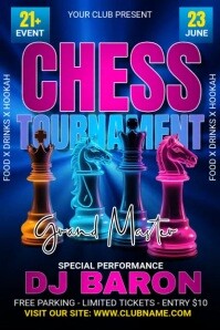 Chess Competition Poster Template | PosterMyWall
