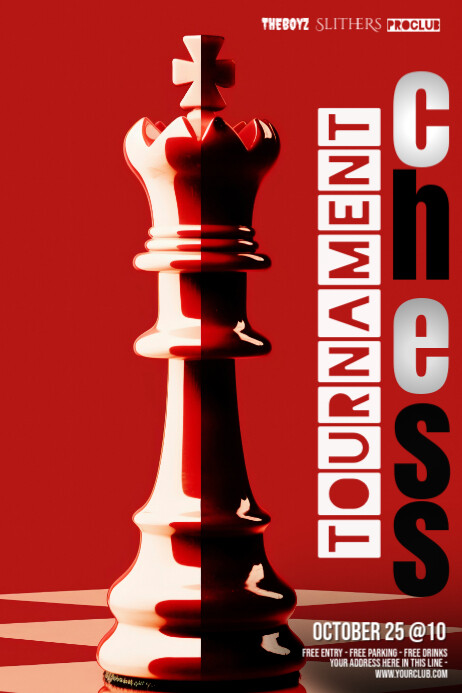 Chess Tournament Poster Template | PosterMyWall