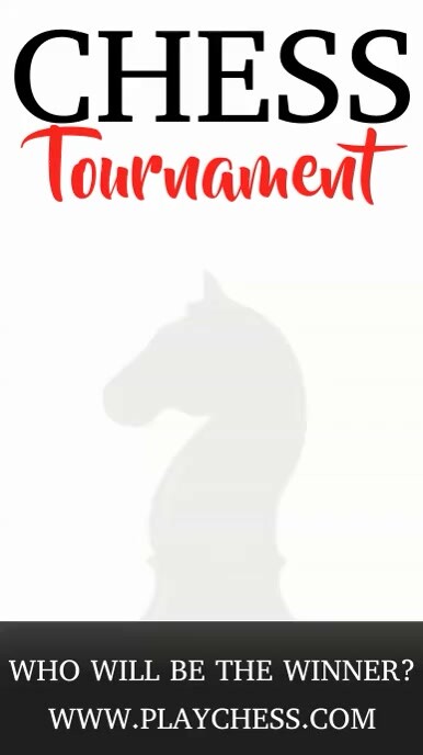 Chess Tournament Social Media Post Template | PosterMyWall