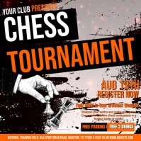 Chess Tournament Square (1:1) template