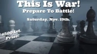 CHESS TOURNAMENT VIDEO Affichage numérique (16:9) template