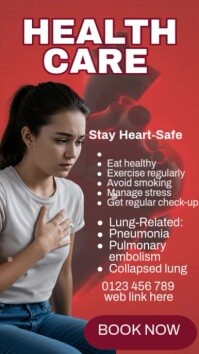 Marrone Heart and Lung Health Instagram Reel Template