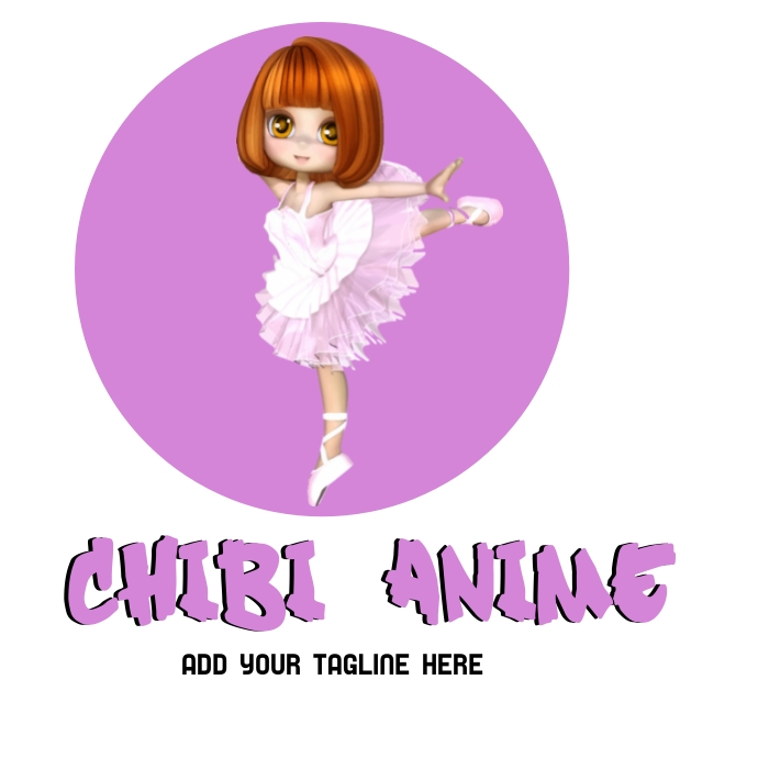 Copy of chibi anime girl design template | PosterMyWall