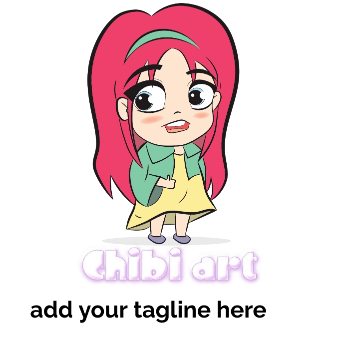 Chibi Art , CUTE Chibbi Template | PosterMyWall