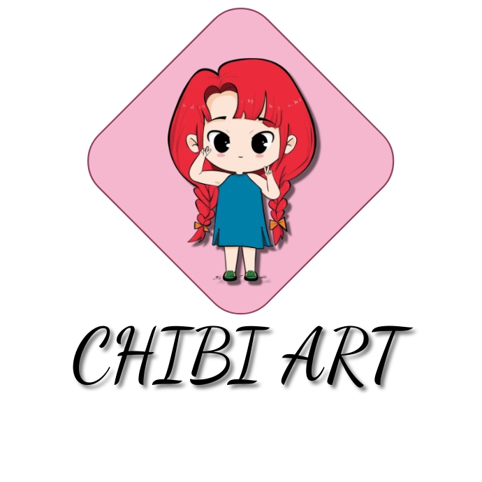 Computer Chibi Logo Chibi art / anime girl / chibi logos Template | PosterMyWall