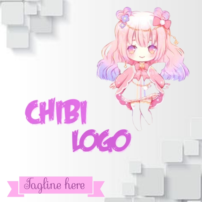 Computer Chibi Logo chibi art illustration ,chibi logo Template | PosterMyWall