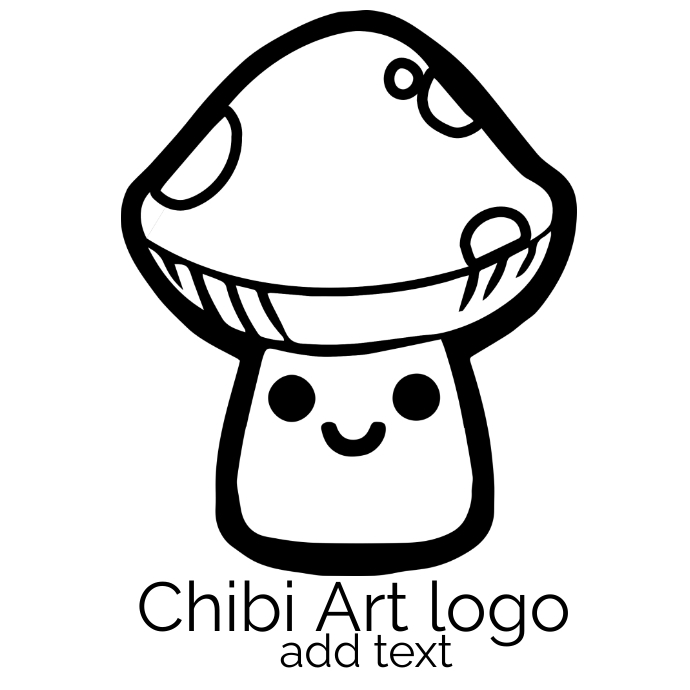 Computer Chibi Logo Chibi Art logo design template. | PosterMyWall
