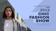 Chic Fashion Show Digital Display Video Цифровой дисплей (16 : 9) template