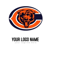 Chicago Bears logo template