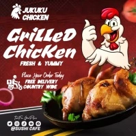 chicken Instagram Post template