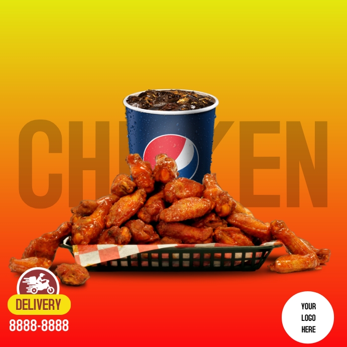 CHICKEN Instagram Post template