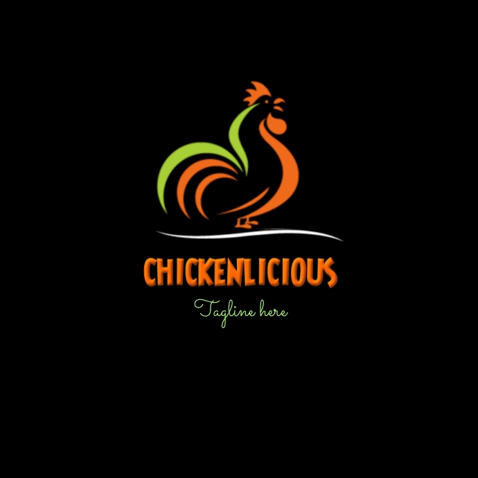 Chicken farm logo, hen logo icon chicken icon template
