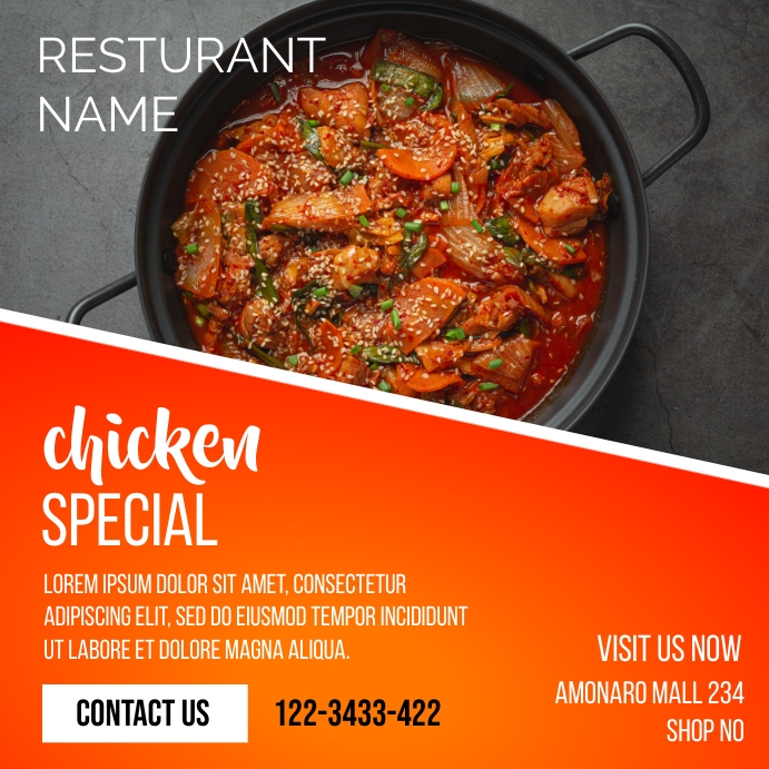 chicken flyer Template | PosterMyWall