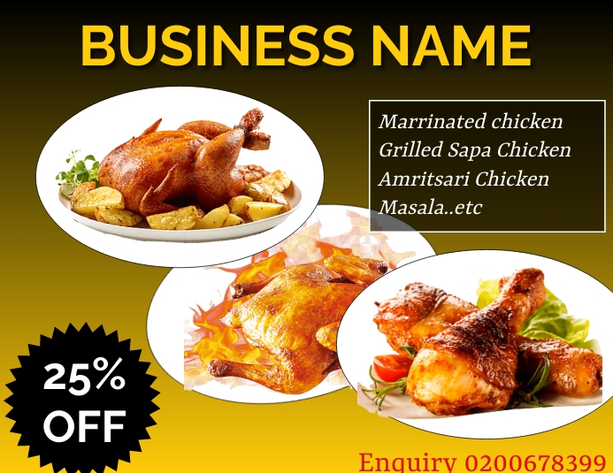 chicken flyers Template | PosterMyWall