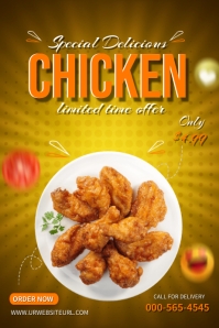 Chicken Menu Template | PosterMyWall