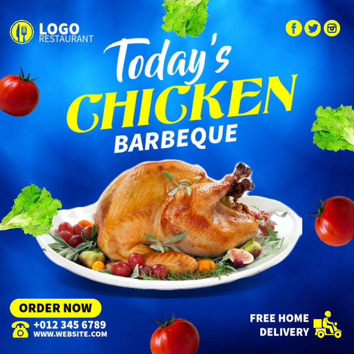 Plantilla de Chicken Food Menu | PosterMyWall
