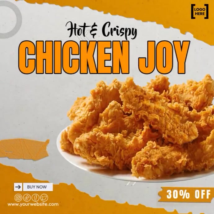 Chickenjoy Sad Chicken Joy Ads Template | PosterMyWall
