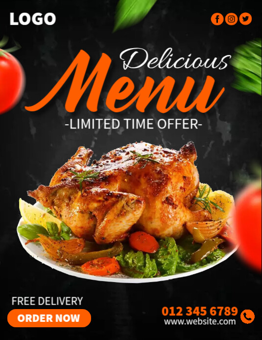 Add Chicken Menu Copy of Chicken Menu Ads | PosterMyWall