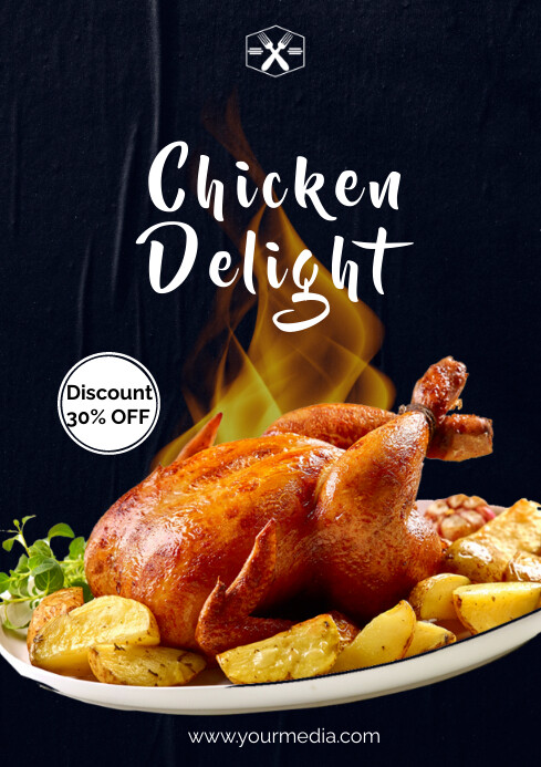 chicken menu Template | PosterMyWall
