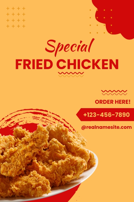 Chicken Poster Color Chicken Poster Template | PosterMyWall