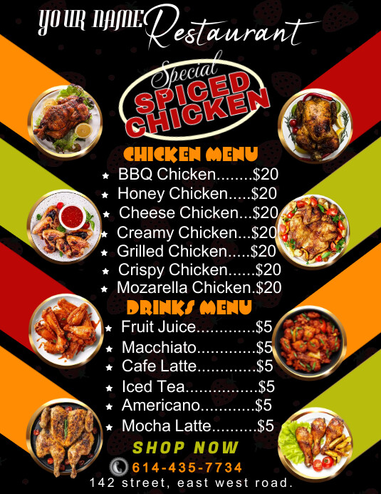 The Restaurant Menu Chicken The Chicken Bar Menu And Prices, Amsterdam