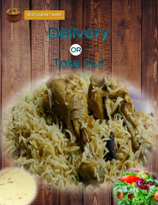 CHICKEN RICE Template | PosterMyWall