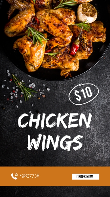 Chicken Wings Template PosterMyWall