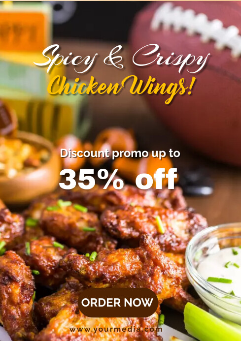 Chicken Wings Template PosterMyWall